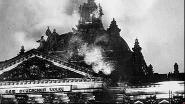 Registro do incêndio no Reichstag - Domínio público