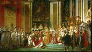 'A Coroação de Napoleão', de Jacques-Louis David - Domínio Público via Wikimedia Commons
