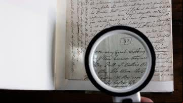 Fotografia de antiga carta revelada recentemente - Divulgação/National Trust