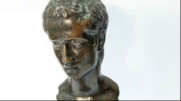 Busto de bronze do imperador Calígula - Reprodução/Strawberry Hill House & Garden