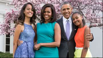 A família de Barack Obama, ex-presidente dos EUA - Getty Images