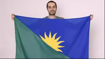 Nova bandeira de Belo Horizonte proposta pelo designer gráfico Gabriel Figueiredo - Arquivo pessoal/Estado de Minas