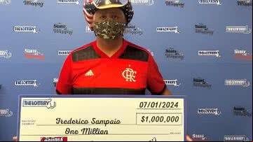 O brasileiro que ganhou US$ 1 milhão na loteria dos EUA - Arquivo pessoal