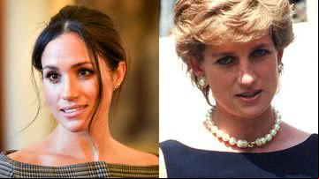 Meghan Markle e a princesa Diana - Getty Images / Parfjonov