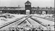 A entrada de Auschwitz - Getty Images