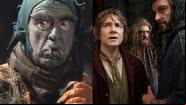 Cena de adaptação soviética de 'O Hobbit' e de 'O Hobbit: A Desolação de Smaug' (2013) - Reprodução/Vídeo/YouTube/@5TVRussia / Reprodução/Warner Bros.