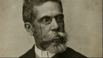 Antiga fotografia de Machado de Assis - Domínio Público via Wikimedia Commons