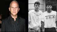 Ryan Murphy (à esqu.) e Erik e Lyle Menendez (à dir.) - Getty Images