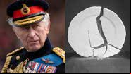 O rei Charles III (à esqu.) e imagem ilustrativa de um prato (à dir.) - Getty Images