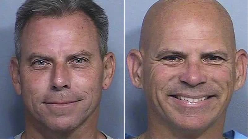 Os irmãos Erik (à esq.) e Lyle Menendez - Justiça da Califórnia