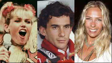 Xuxa, Ayrton Senna e Adriane Galisteu - Getty Images