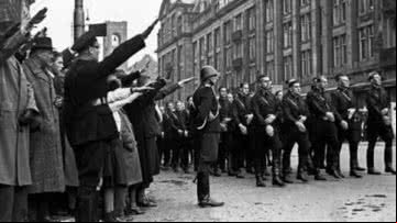 Tropas nazistas em Amsterdã em 1941 - Foto por 47thPennVols pelo Wikimedia Commons