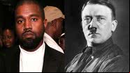 Kanye West (à esqu.) e Adolf Hitler (à dir.) - Getty Images