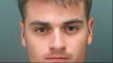 O líder neonazista Brandon Russell - Pinellas County Sheriff’s Department