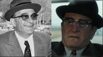 Vito Genovese (à esqu.) e Robert De Niro (à dir.) - Getty Images e Divulgação