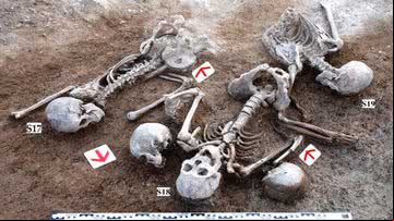 Esqueletos Han encontrados em vala comum - Ma et al./Journal of Archaeological Science