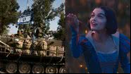 Imagem de Israel (à esqu.) e foto de Branca de Neve (à dir.) - Divulgação e Getty Images