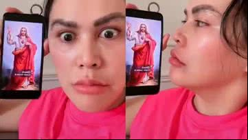Ratu Thalisa foi condenada após seu comentário sobre Jesus Cristo em vídeo no TikTok - Reprodução/Vídeo/TikTok
