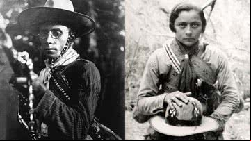 Lampião e Maria Bonita, respectivamente - Domínio Público