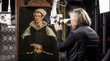 Pintura está sendo analisada por especialistas - Divulgação/English Heritage