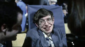O astrofísico Stephen Hawking em 1979 - Getty Images