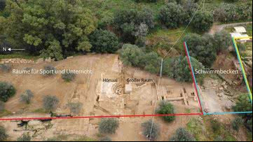 Ruínas de auditório em Agrigento - Thomas Lappi – Monika Trümper / Freie Universität Berlin, Instituto de Arqueologia Clássica