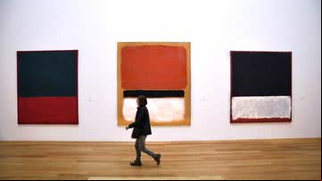Obras de Mark Rothko em exposição - Getty Images