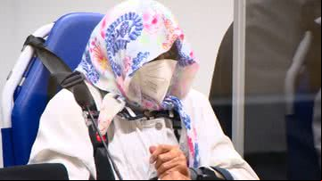 Irmgard Furchne no tribunal - Reprodução/Video/YouTube/EuroNews