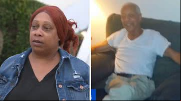 Amentha Hunt e seu tio, Otis Adkinson - Reprodução/KCAL News