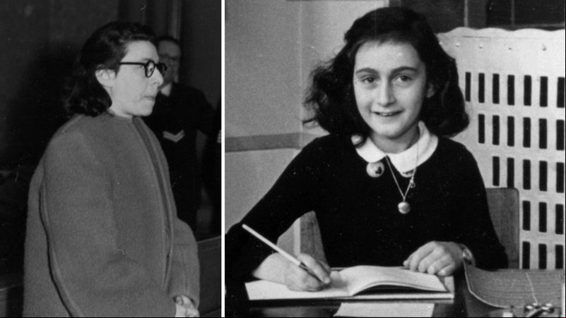 Ans Van Dijk e Anne Frank - Wikimedia Commons via Domínio Público