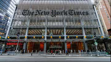 Prédio sede do The New York Times - Getty Images