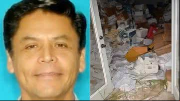 Jorge Zamora-Quezada e os arquivos que o médico mantinha em galpão - Divulgação/FBI