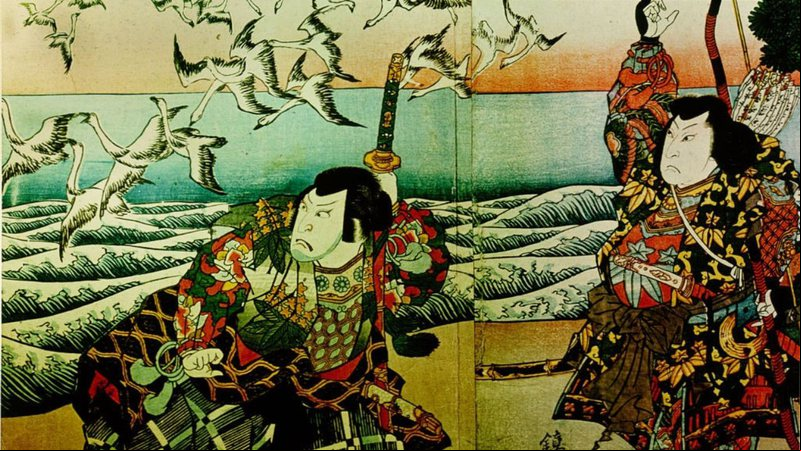 Representação artística de samurais - Getty Images