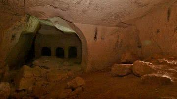 Interior da Caverna de Salomé - Divulgação/Autoridade de Antiguidades de Israel