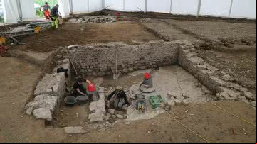 Escavação na Suíça revela cidade romana - Divulgação/Canton of Aargau