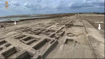 Local de antiga fortaleza alvo de escavações - Divulgação/Ministério do Turismo e Antiguidades do Egito