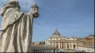 Fotografia da Basílica de São Pedro, no Vaticano - Getty Images