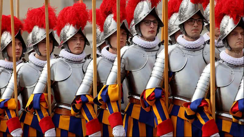 Membros da Guarda Suíça - Getty Images