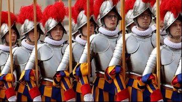 Membros da Guarda Suíça - Getty Images