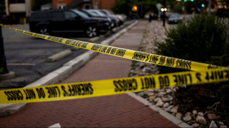 Fotografia tirada no local do ataque - Getty Images