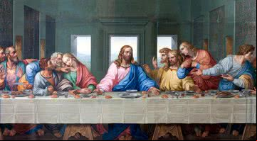 O famoso quadro de Leonardo Da Vinci - Reprodução