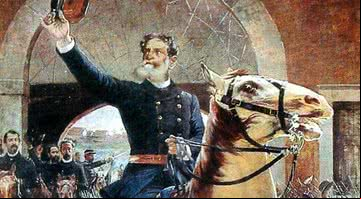 Uma das pinturas que retratam Deodoro da Fonseca - Domínio Público/Henrique Bernardelli