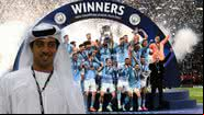 Mansour bin Zayed Al Nahyan e o time do Manchester City - Getty Images