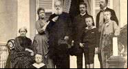 Teresa Cristina, Antônio, Isabel, Pedro II, Pedro Augusto, Luís, Gastão e Pedro de Alcântara - Domínio Público / Otto Hees