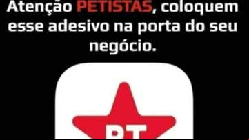 Aviso dado por bolsonaristas - Reprodução / Redes Sociais / Twitter