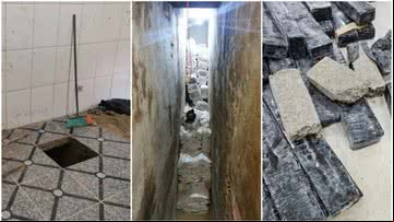 Drogas apreendidas no bunker - Divulgação/Denarc