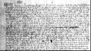 O documento original do testamento de Dom Pedro I , localizado em Portugal - Divulgação/Arquivo Nacional da Torre do Tombo