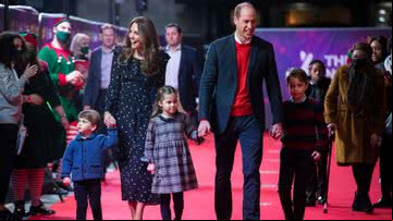 Louis, Kate, Charlotte, William e George - Getty Images