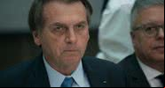 Jair Bolsonaro em coletiva - Getty Images