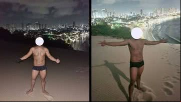 Imagens publicadas pelo homem no X, antigo Twitter - Reprodução/Redes Sociais
